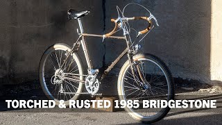 1985 Bridgestone MB2 Torched and Rusted ATB Build [upl. by Genovera]