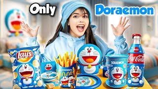 Using Only DORAEMON things for 24 Hours [upl. by Alvan]