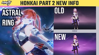 Honkai Part 2 News  ASTRAL RING Details UI Update and More [upl. by Beata681]