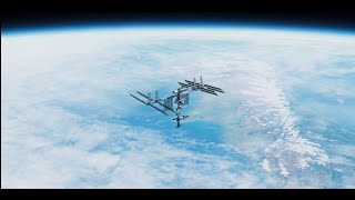 Full ISS Construction  KSP RSSROEVO64K Cinematic [upl. by Ogait]