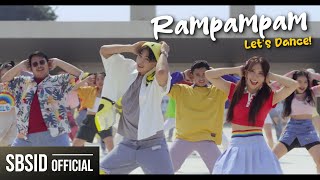 Step by Step ID Natya amp Rendy  Rampampam Lets Dance Official Music Video [upl. by Standish348]