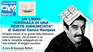 Un libro quotCronaca di una morte annunciataquot di Gabriel Garcia Marquez [upl. by Warring53]