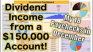 How Much My Dividend Portfolio Paid Me in December 150000 Account [upl. by Mccowyn541]