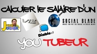 TUTOCalculer le salaire des youtubeurs facilement [upl. by Valerlan]