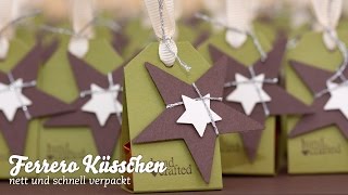 VERPACKUNG  Ferrero Küsschen Verpackung  Weihnachten [upl. by Hatty]