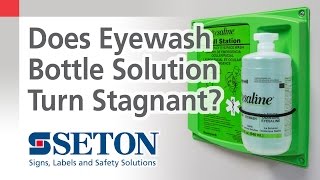 How to Know When To Replace Your Personal Eyewash Bottles  Seton Video [upl. by Yeldua]