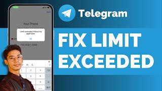 How To Fix Telegram ‘Limit Exceed Please Try Again’ Error  Telegram Tutorial 2024 [upl. by Arimahs]