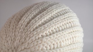 Warm and Lovely 2 Elastic Crochet Patterns How to Crochet Beanie HatCrochet Tutorial [upl. by Imak]