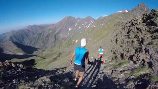 Kilian Jornet incredible downhill comapedrosa skyrace in a record pace [upl. by Yelsiap]