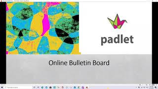 How to Create an Online Bulletin Board Using Padlet [upl. by Sascha]