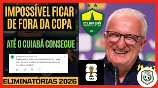 BRASIL vai passar sufoco NAS ELIMINATÓRIAS PARA A COPA DO MUNDO 2026 [upl. by Jobey]