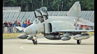 PHANTOMS Hellenic AF ARRIVALS at Geilenkirchen 35 year AWACS [upl. by Leugim]