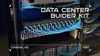 Data Center Builder Kit Cinema 4DFBX [upl. by Nedroj512]