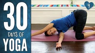 Day 4  Yoga For Your Back  30 Days of Yoga [upl. by Eelrebmyk]