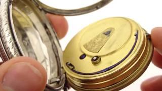 Antique Fusee Pocket Watch [upl. by Airrat]