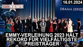 EmmyVerleihung 2023 hält REKORD für vielfältigste Preisträger [upl. by Sanson]