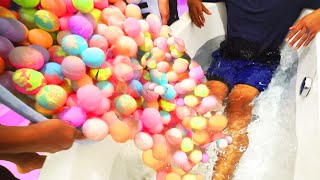 EXTREME 1000 BATH BOMBS CHALLENGE [upl. by Nyahs]