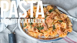 OMF Advent 24 Pasta met leftover kalkoen  OhMyFoodness [upl. by Cordova]