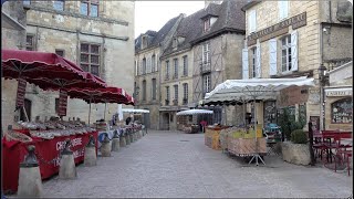 The SarlatlaCanéda market  Le marché de SarlatlaCanéda Dordogne  France [upl. by Aleron863]