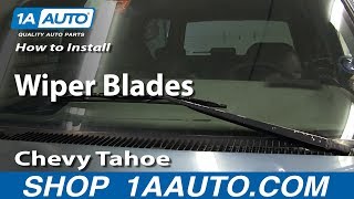 How To Replace Wiper Blades 9499 Chevy Tahoe [upl. by Myrlene]