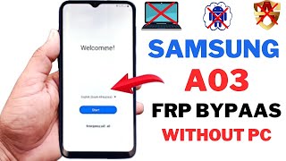 Samsung A03 FRP Bypass Android 11  Google Account UnlockRemove FRP Lock Without PC New Update 2023 [upl. by Aisat581]