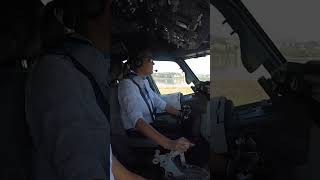 👩🏼‍✈️ Corfu Landing🇬🇷 pilot boeing corfu [upl. by Minabe]