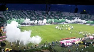 LA MEJOR SALIDA DE ATLNACIONAL FINAL COPA LIBERTADORES 2016 [upl. by Hogarth889]