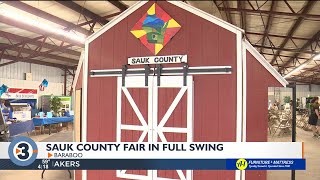 Sauk Co Fair in full swing at Baraboo Fairgrounds [upl. by Icart]