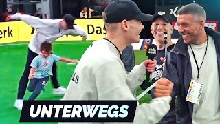 7 jähriger macht mich fertig 😂  Unterwegs in Köln bei Baller League [upl. by Nosnev]