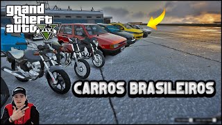 COMO INSTALAR PACK DE 70 CARROS BRASILEIROS PARA O  GTA V [upl. by Mayworm]