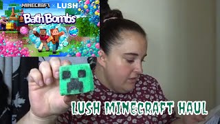 Lush Minecraft range Haul [upl. by Adorne983]