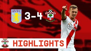 90SECOND HIGHLIGHTS Aston Villa 34 Southampton  Premier League [upl. by Meurer664]