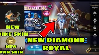 UPCOMING NEW DIAMOND ROYAL II NEW CHARACTER II NEW PAN SKIN IN FREE FIRE [upl. by Natloz]