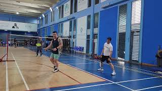 Sid amp Lendon VS Roy amp Frank  SBC  Badminton  081624 [upl. by Ailhat]