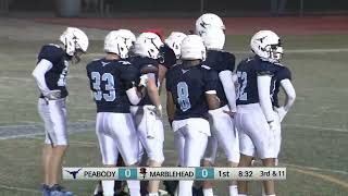 PVMHS Football vs Marblehead  September 29 2023 [upl. by Anitsuga662]