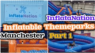 Trip To Inflatanation Inflatable ThemeParks Manchester Beautiful amp Lovely Kids Fun amp Activity Place [upl. by Karilla982]