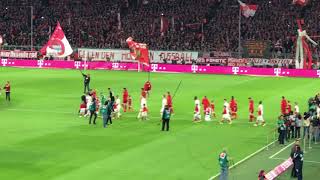 FC Bayern vs RB Leipzig Mannschaften kommen in Allianz Arena LIVE [upl. by Idur726]