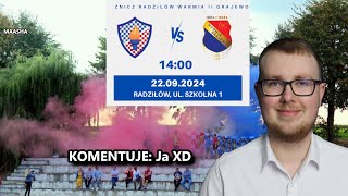 Znicz Radziłów VS Warmia II Grajewo [upl. by Hanikahs]