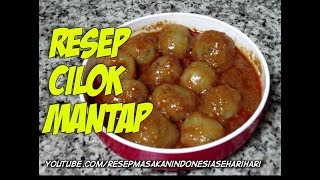 Resep dan cara membuat cilok mantap [upl. by Allenotna]