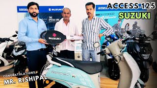 Mr Rishipal Vill Sunariya Taking Delivery Of New Access Disc z Ice Green  Badhwar amp Co Rohtak [upl. by Ella]