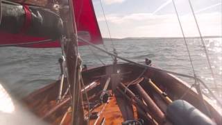 Warsash to Newtown by Mirror Dinghy [upl. by Allemat]