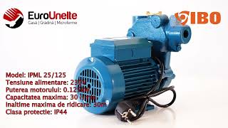 POMPA RECIRCULARE CENTRALA IBO DAMBAT IPML 25125 DEBIT 30LMIN PUTERE 15W [upl. by Coad]