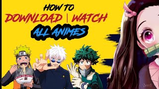 HOW TO WATCH ANIME FREE [upl. by Nwaf]