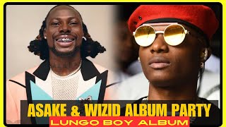 Wizkid Surprise Asake Album Listening Party In London  Lungu Boy Album 🇳🇬🇬🇧 [upl. by Eniamerej849]