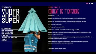 Content de tentendre par la compagnie super super Lestival du Luisant 2022 [upl. by Gilud299]