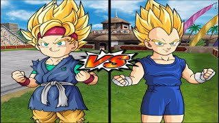 Goku Jr Super Saiyen Vs Vegeta Jr Super Saiyen I DBZ BT3 MOD Sparking Zero ISO Sparking Zero [upl. by Amrac]