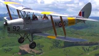 de Havilland DH82a Tiger Moth airtoair [upl. by Elysia]