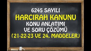 Harcırah Kanunu Madde 21 22 23 24 [upl. by Dnalra]