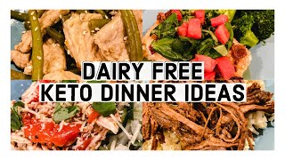 DAIRY FREE KETO DINNER IDEAS  EASY Keto Recipes  Suz and The Crew [upl. by Cherilyn117]