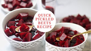 Refrigerator pickled beets Quick pickled beets recipe  Refrigerator pickled beets no sugar recipe [upl. by Paviour]